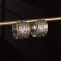 Hollow Ivy Silver Earrings