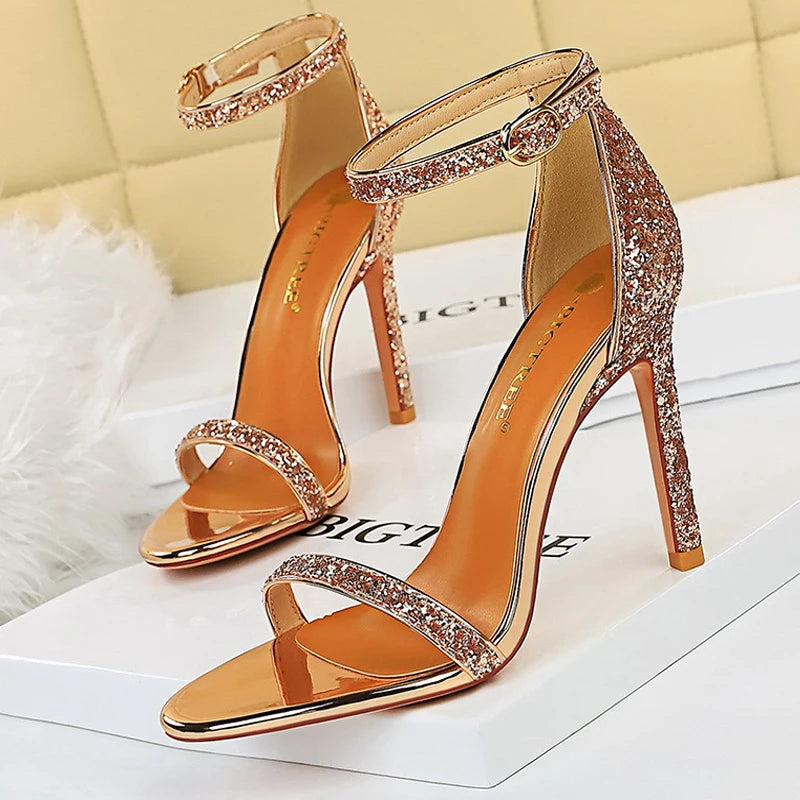 A Vintage Style Sandals with Delicate Timeless Details
