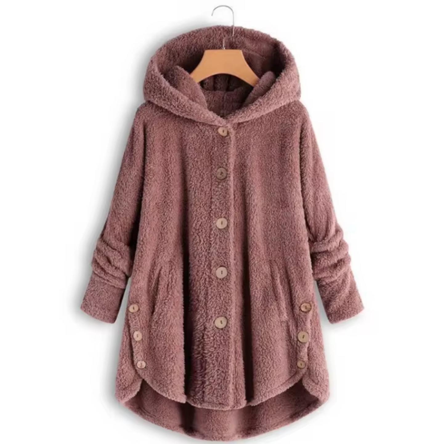 LM | Wool teddy bear plush coat