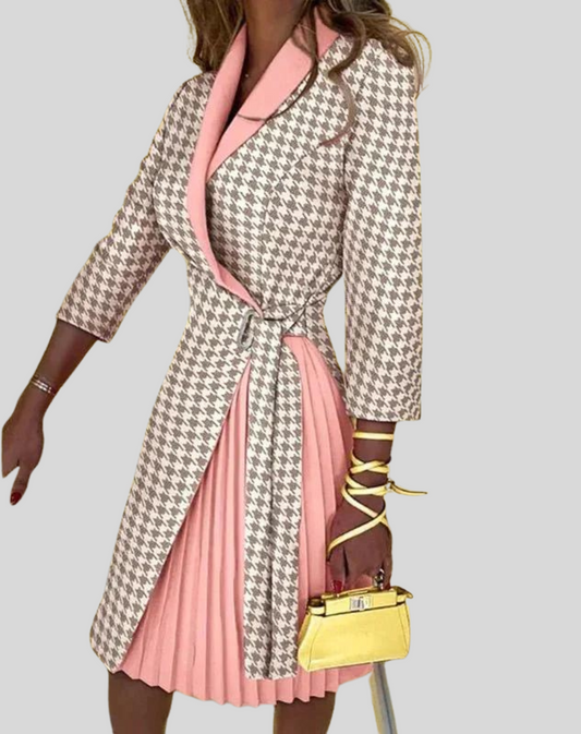 LM | Stylish chic blazer dress
