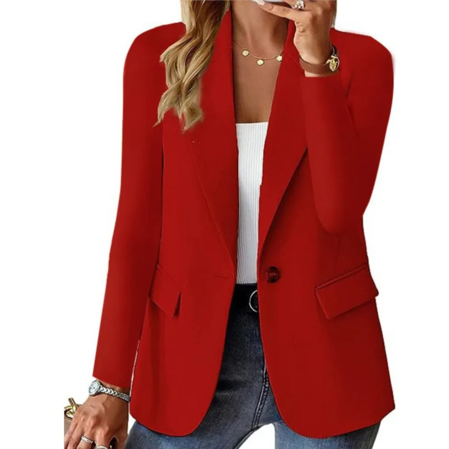 LM | Casual long-sleeved women's blazer