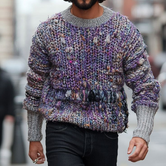 Fairman Warmth Island Jacquard Retro Pattern Cozy Sweater elevenforest