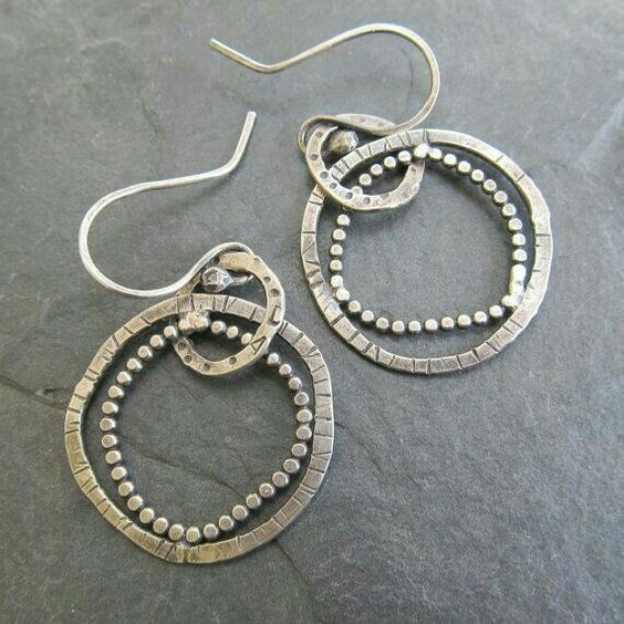 Silver Hoop Earrings