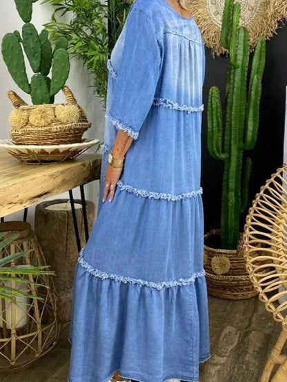 LM | Maxi dress with V-neck