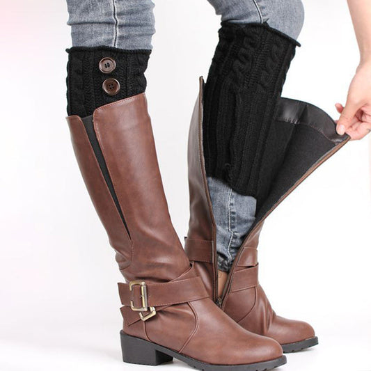 Casual Solid Color Knitted Socks artswardrobe
