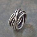 Silver Plated Layered Ring