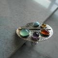 Colorful Painting Palette Ring