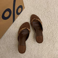 Sophisticated Sandals with a Clean Classic Look