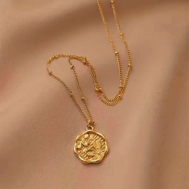 Peony Charm Necklace