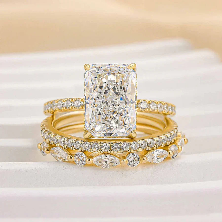 Jaily 3pc Wedding Ring Set