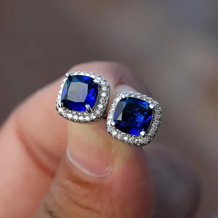 Gemstone Stud Earrings