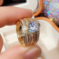 Sparkling Golden Rings