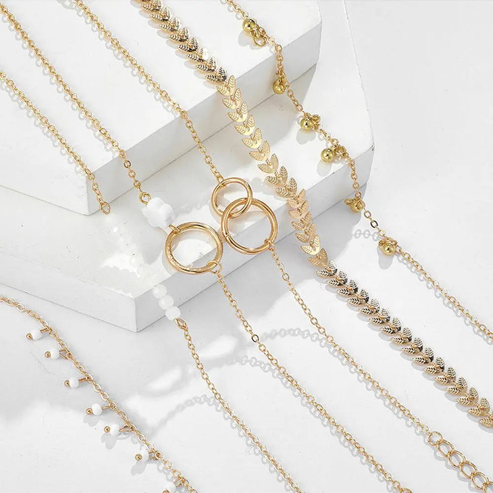 Pack of Gold Bracelets