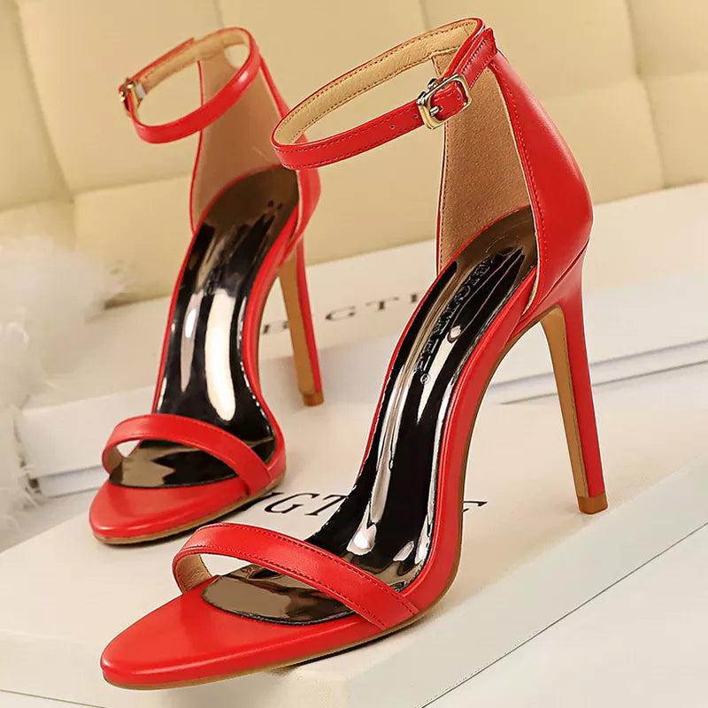 A Vintage Style Sandals with Delicate Timeless Details