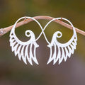 Silver Wings Earrings