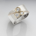 Square Silver Zirconia Ring