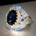 Bright Zirconia Seal Ring