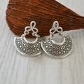 Half Circle Mandala Earrings