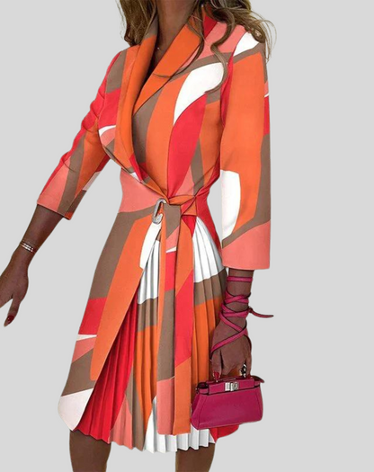 LM | Stylish chic blazer dress