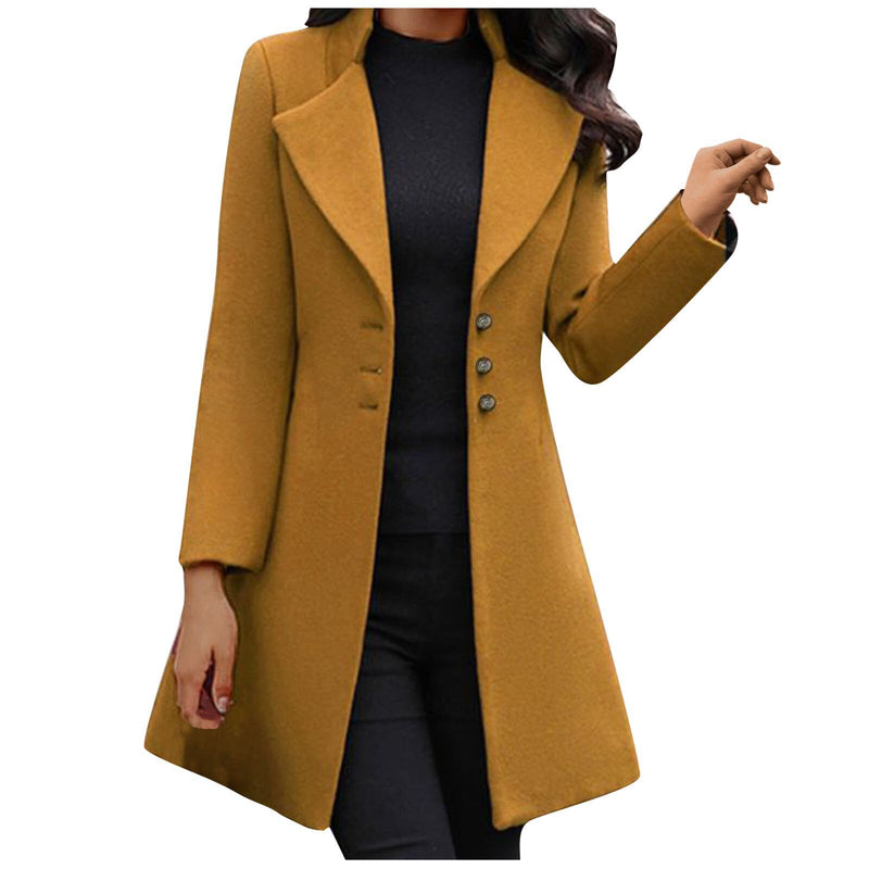 LM | Italian wool coat with long sleeves