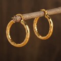 Hoops Golden Earrings