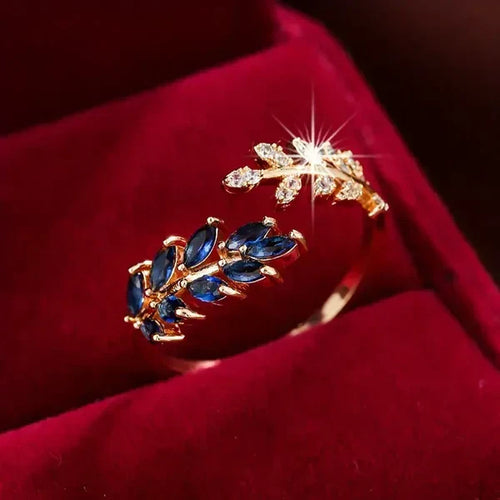 1+1 Offer: Isola Caelurelle Gold Earrings + Vivara Saphielle Gold Ring