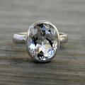 Silver Glass Ring