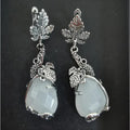 Silver Grape Earrings