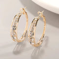 Sparkling Hoop Earrings