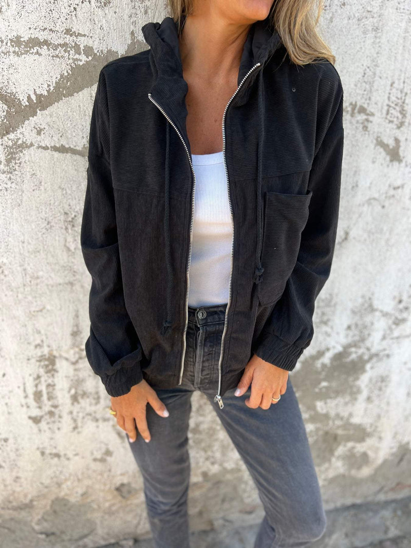 LM | Chic hooded jacket for women