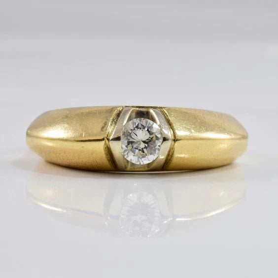 Zirconia Gold Ring
