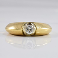 Zirconia Gold Ring