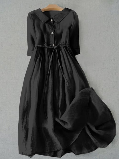 LM | Literally simple cotton dress