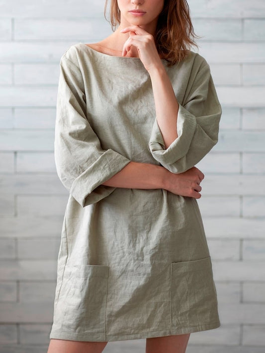 Women's  Oversized Linen Top