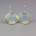 Light Blue Stone Earrings