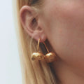 Golden Cherry Earrings