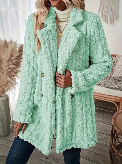 LM | Soft, single-colored, long-sleeved thermal jacket