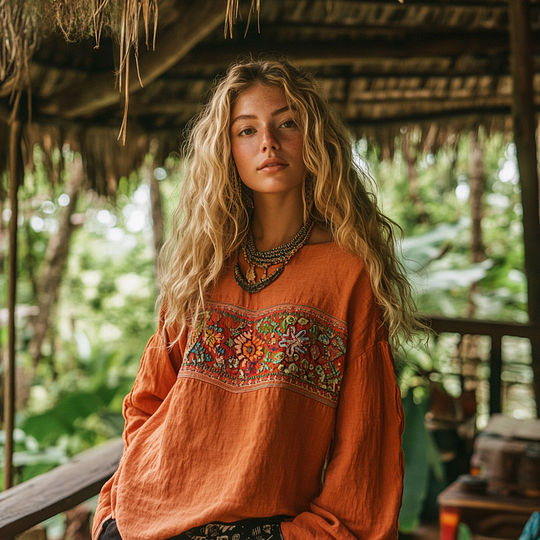 Timeless Vintage Style Blouse