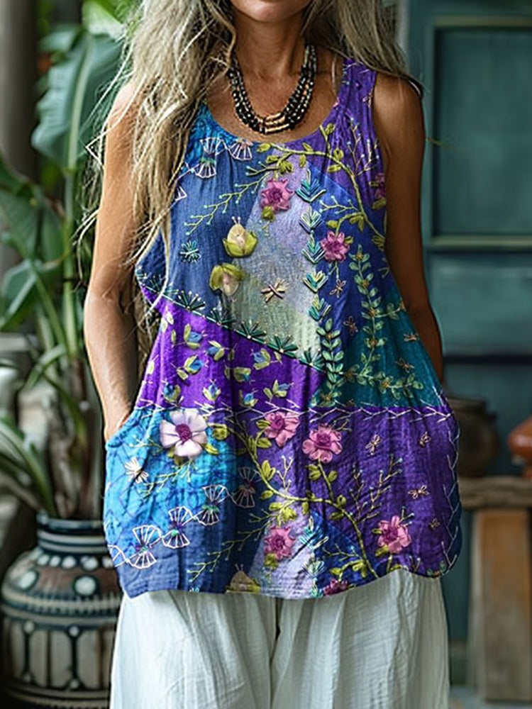 Timeless Vintage Style Top