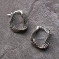Silver Mesh Earrings