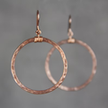 Rose Gold Hoop Earrings