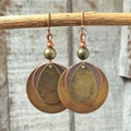 Rounded Golden Earrings