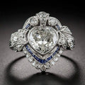 Heart Glass Ring