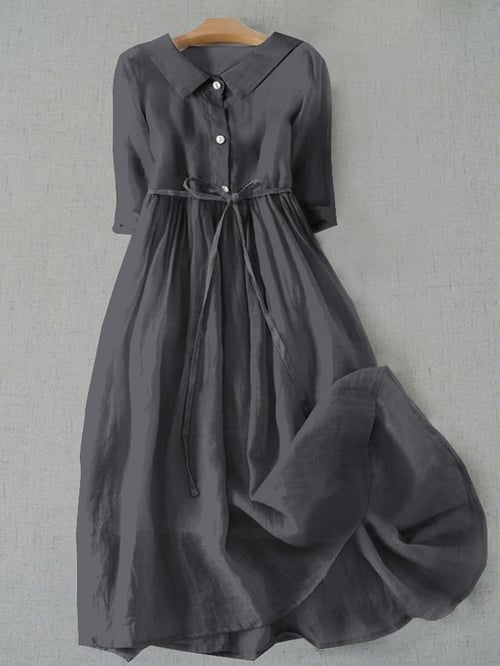 LM | Literally simple cotton dress