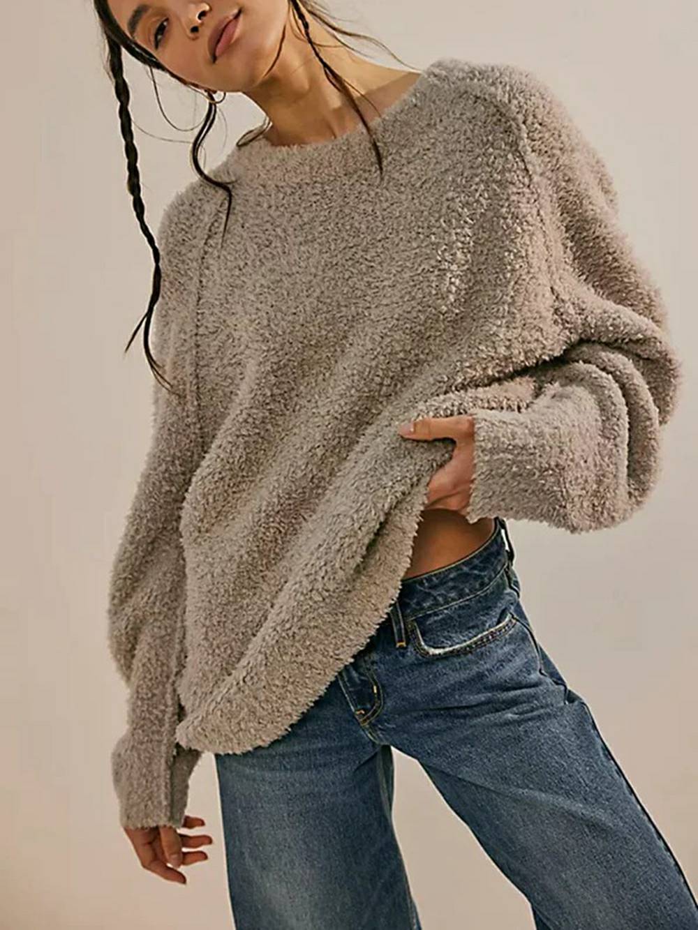 Grey-Sweater