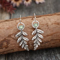 Willow Light Leaf Drop Earrings