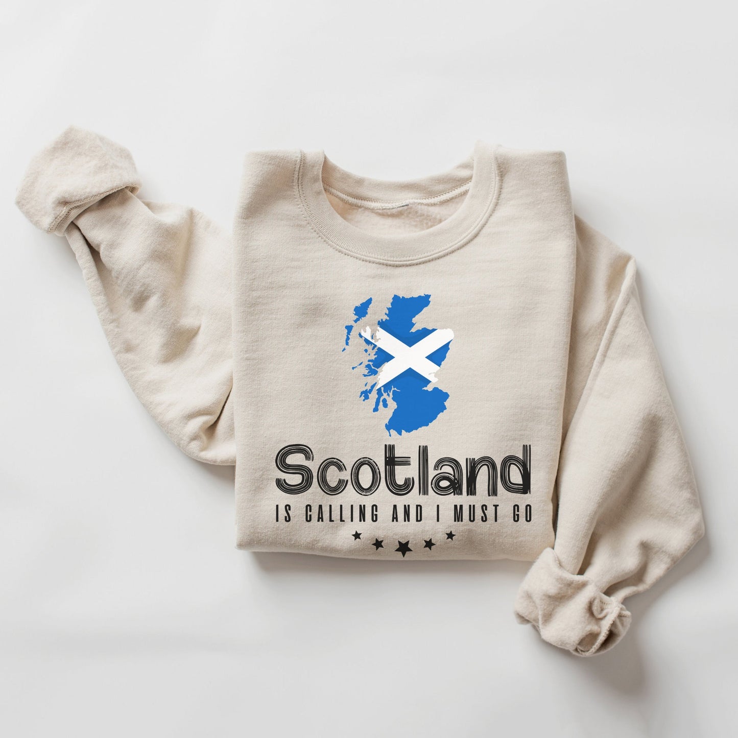 Comstylish Scotland Is Calling And I Must Go Sweatshirt