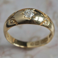 Gold Star Ring