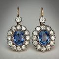 Bright Blue Earrings
