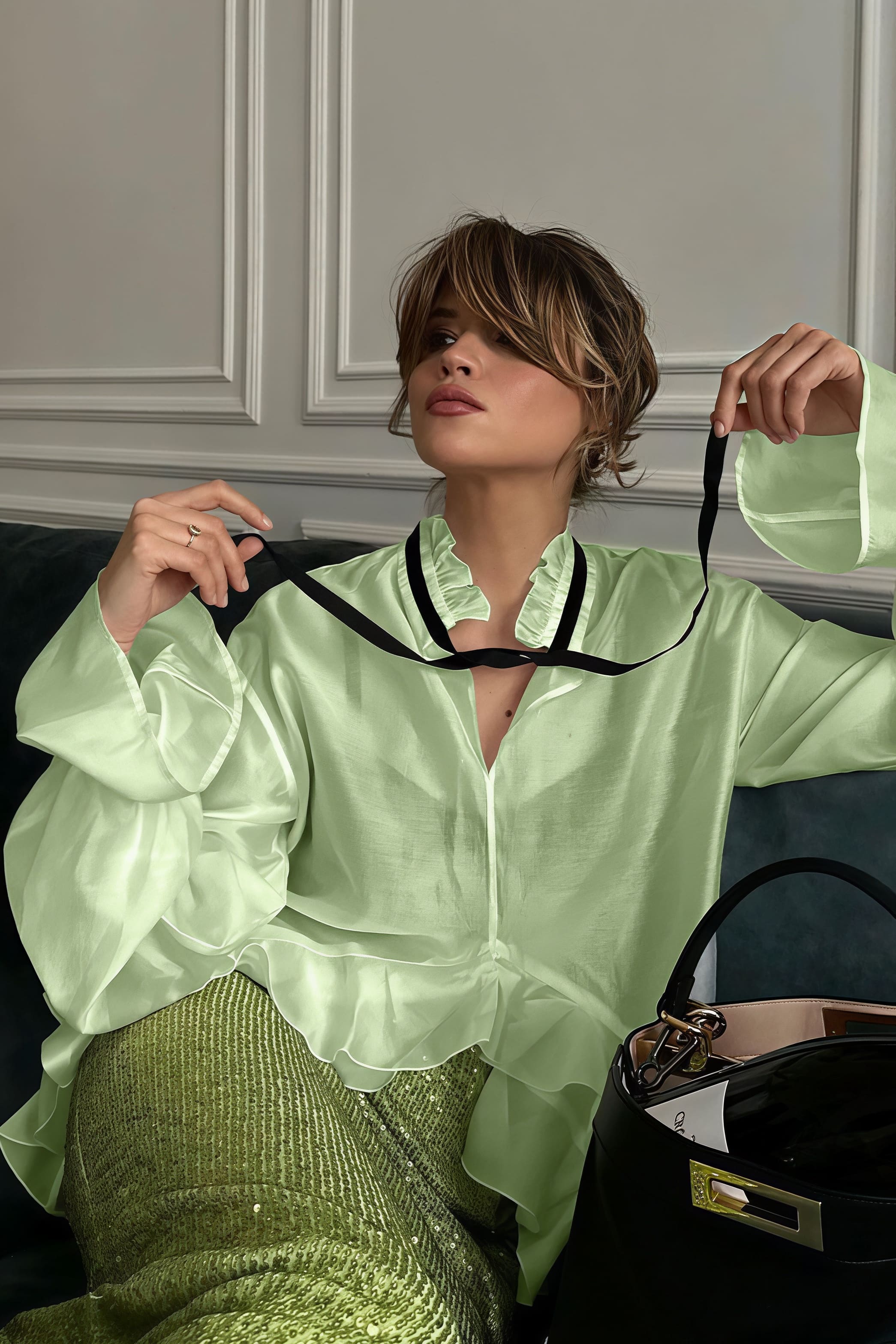 Gracefully Styled Blouse for Any Occasion